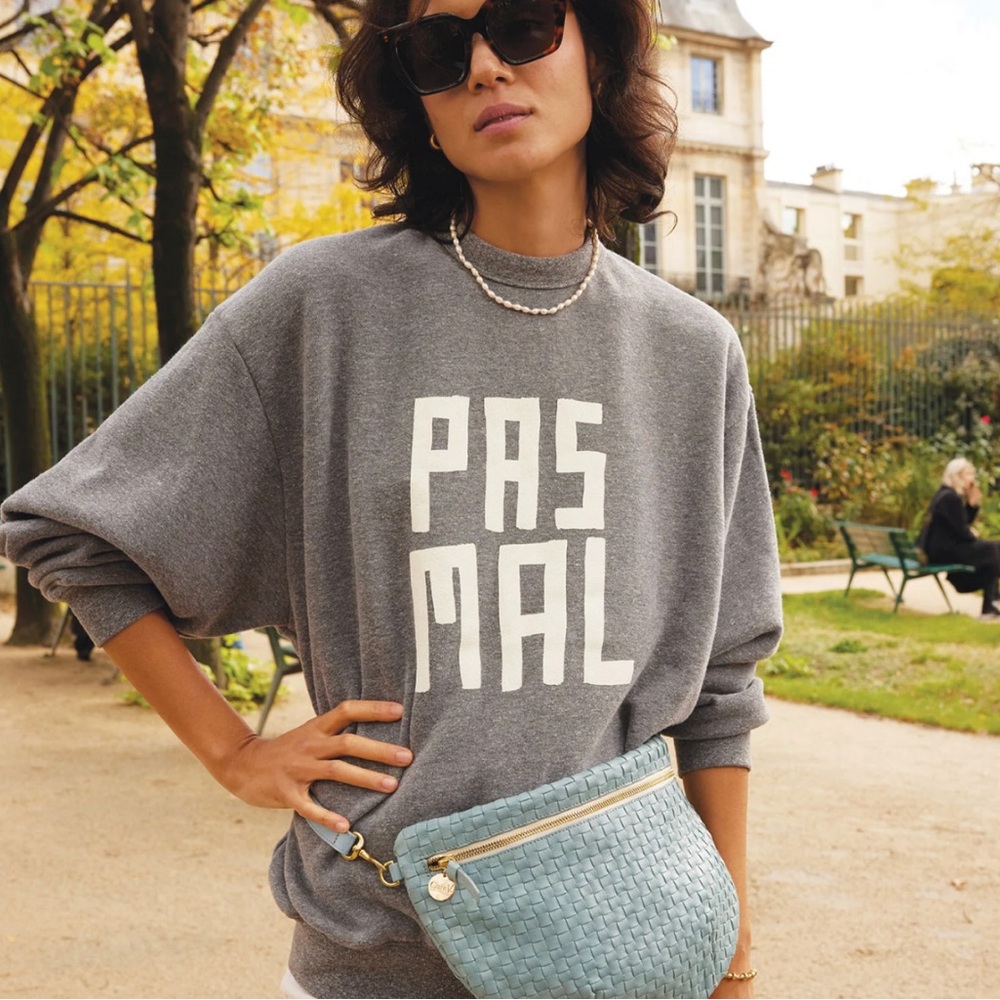 NWT Clare V Pas Mal Oversized Sweatshirt